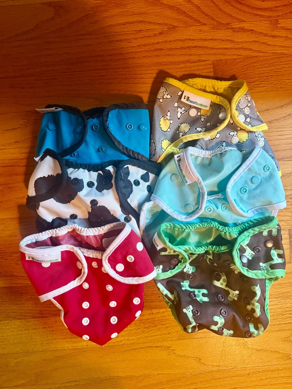 Best Bottom Kids Reusable Diaper Covers - Assorted Colors (Set)